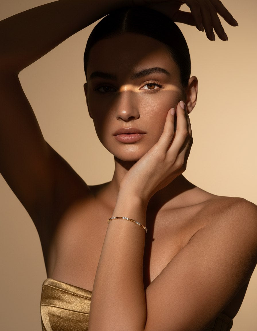 Lustre Gold Bracelet